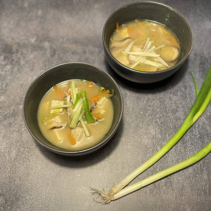 Tofu Miso Soup -- FODMAP Friendly