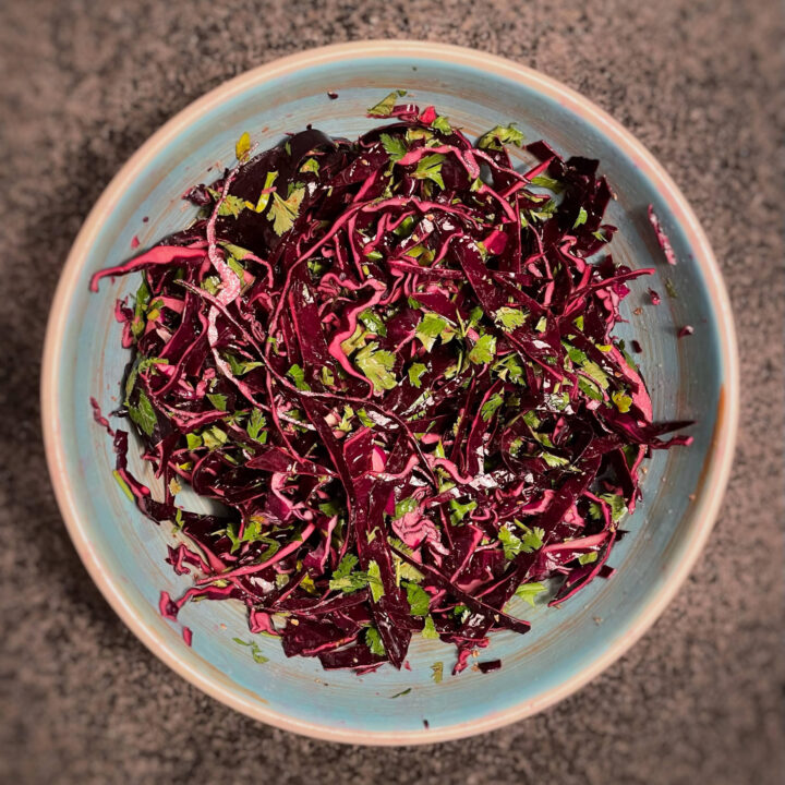 Mexican Red Cabbage Coleslaw