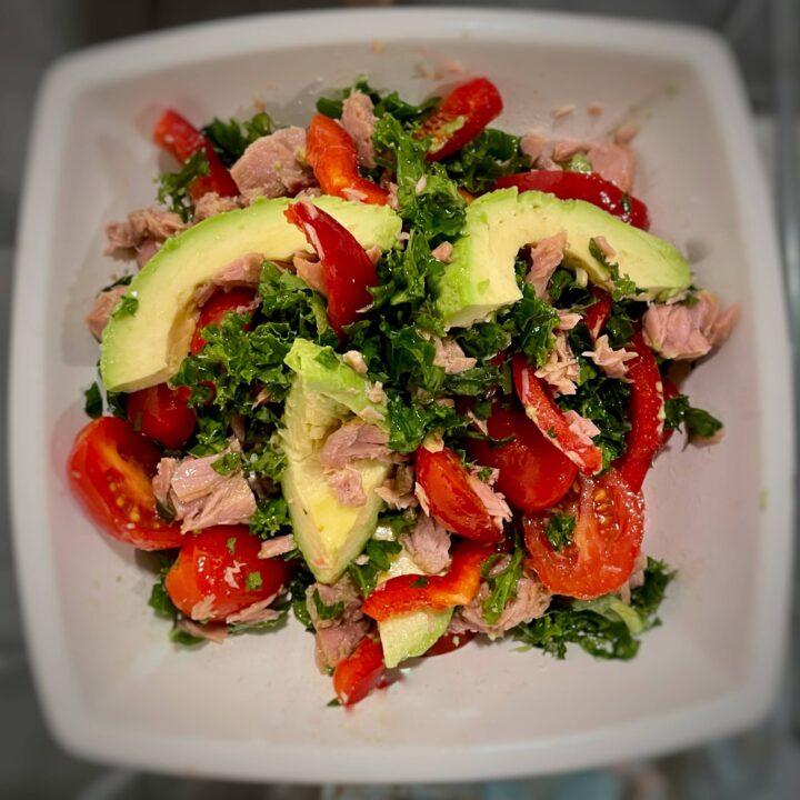 Tuna Avocado & Kale Salad