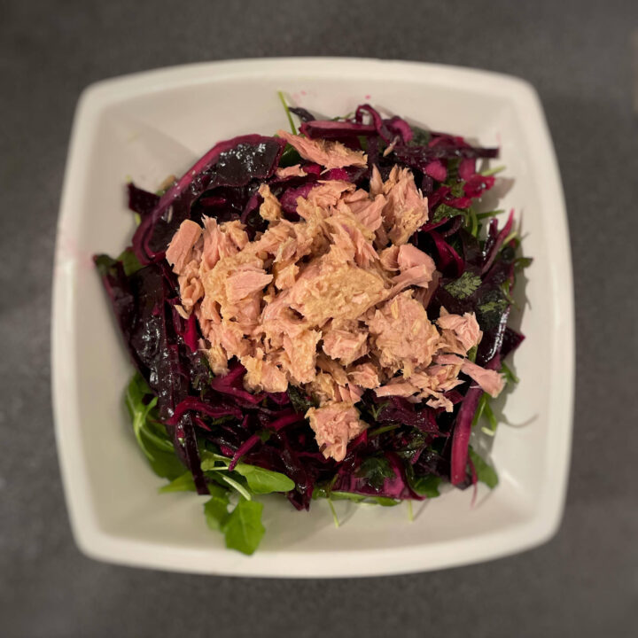 Tuna, Rocket & Red Cabbage Salad