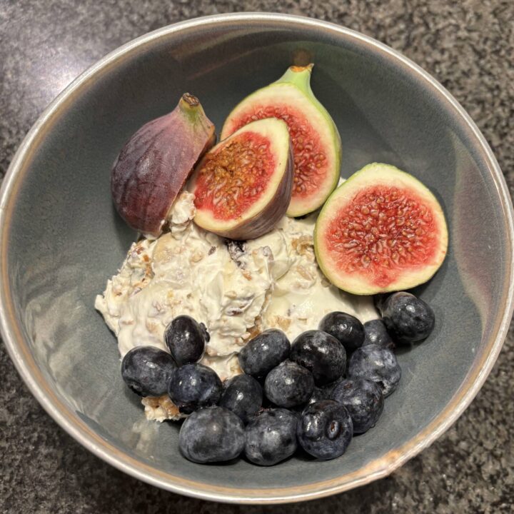 Figs, Blueberries & Overnight Granola