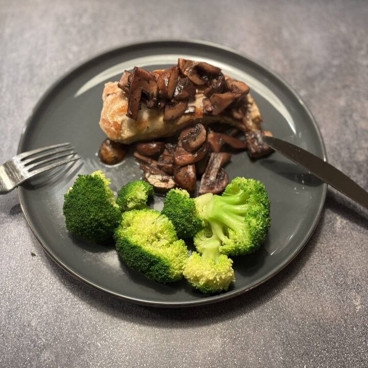 Pork Fillet & Port Mushroom Sauce