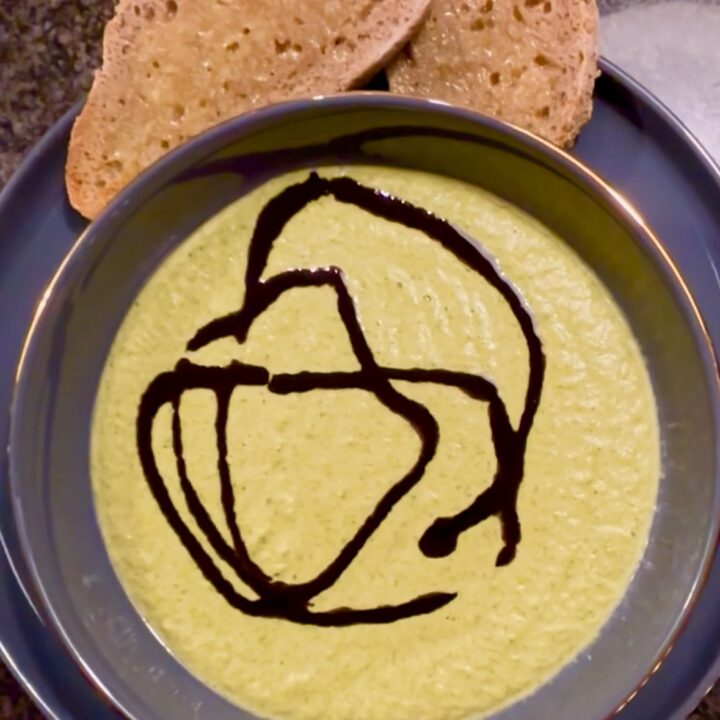 Roast Broccoli & Feta Soup
