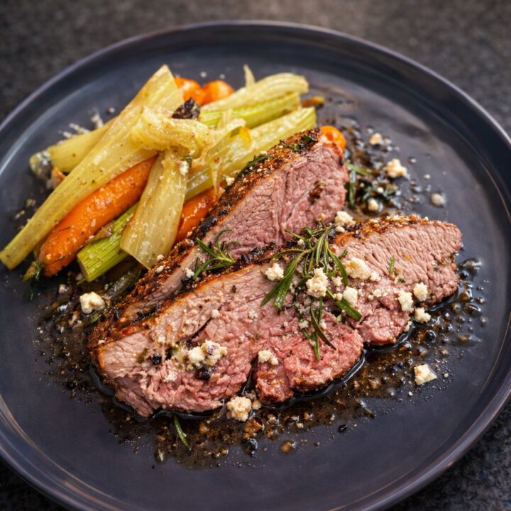 Feta-Stuffed Mediterranean Lamb