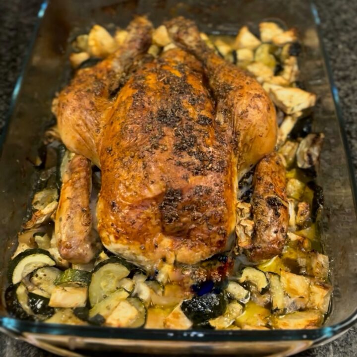 Mediterranean Roast Chicken & Veg